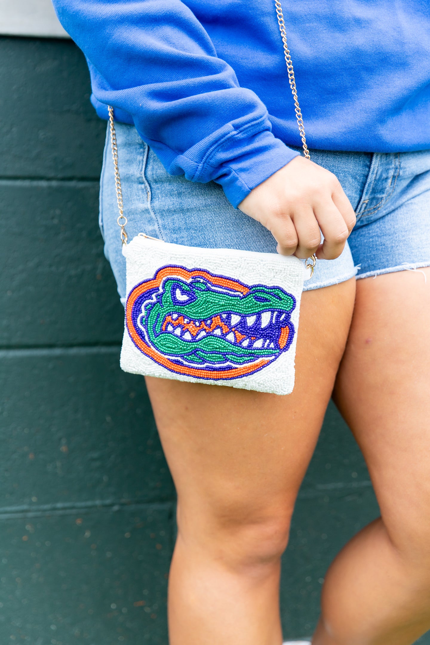 Beaded Florida Gators Coin Purse